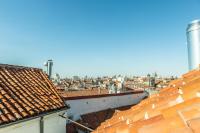 Nespecifikovaný výhled na destinaci Madrid nebo výhled na město při pohledu z apartmánu