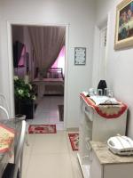 Charmoso apartamento Copacabanaにあるベッド