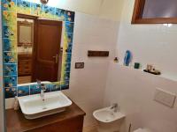Koupelna v ubytování Apartmány na Trojmezí, byt Florián