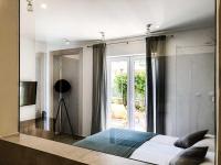 Posteľ alebo postele v izbe v ubytovaní Apartments Melani Hvar