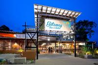 Bygningen som resortet ligger i