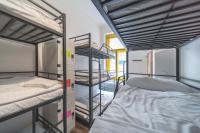 Łóżko lub łóżka w pokoju w obiekcie Hostel Orange