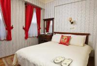 Un pat sau paturi &icirc;ntr-o camer&#x103; la Dersaadet Hotel Istanbul