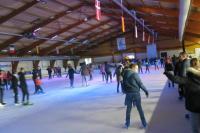 a group of people skating on an ice rink at Maison de ville 3 chambres 3 salles d&#39;eau parking 2 places in Romorantin