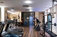Das Fitnesscenter und/oder die Fitnesseinrichtungen in der Unterkunft Mauritius Hotel & Therme