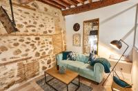 Zona de estar de Lofts amantes de Toledo -LOFT COBERTIZO