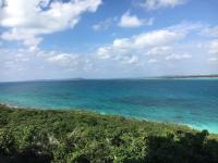 ゲストハウスの近くで見られる自然の景観