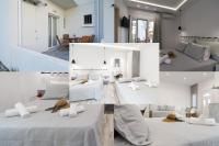 Posteľ alebo postele v izbe v ubytovaní Skalidis Apartments Stalis
