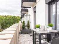 Balkon lub taras w obiekcie VacationClub – Baltic Park Fort Apartament F.308