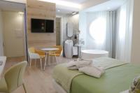 Posteľ alebo postele v izbe v ubytovaní Astrea Wellness & Spa