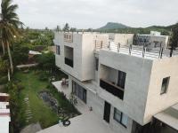 an aerial view of a building with a yard at Taitung Jia Lulan Tribal in Taitung City