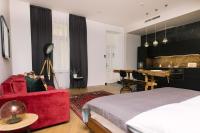 TG Hotel Apartments Budapestにあるベッド
