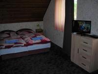 Televízia a/alebo spoločenská miestnosť v ubytovaní Al Do Apartman