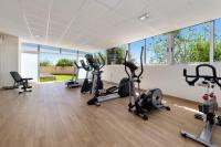 Posilňovňa alebo fitness centrum v ubytovaní Hotel Areca