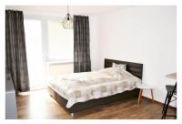 Postel nebo postele na pokoji v ubytování SGL apartments Lavickova