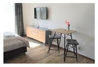 Postel nebo postele na pokoji v ubytování SGL apartments Lavickova