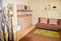 Kuchyňa alebo kuchynka v ubytovaní Gyula Vár Prémium Apartman
