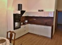 Kuchyň nebo kuchyňský kout v ubytování Apartmány na Trojmezí, byt Florián