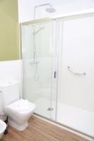 A bathroom at New Point Opera