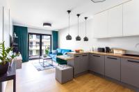 Kuchnia lub aneks kuchenny w obiekcie Apartament Gardenia Sea&Sun DZIWNÓW PRZY PLAŻY