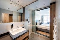 Posteľ alebo postele v izbe v ubytovaní Hotel Modern Mountain