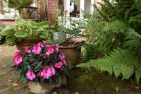 Een tuin van Bed & Breakfast Leonie