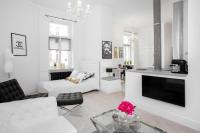 Część wypoczynkowa w obiekcie Apartments Warsaw City Center by Noclegi Renters