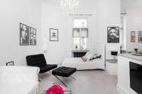 Część wypoczynkowa w obiekcie Apartments Warsaw City Center by Noclegi Renters