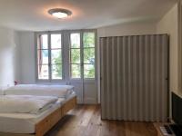 Postel nebo postele na pokoji v ubytování Hotel Krone Budget