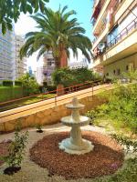 A garden outside Apartment Sea View in Rincon de Loix- free parking, pool, Wi-Fi, new air conditioning