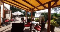 Patio alebo iná vonkajšia časť ubytovania Apartament w Parku Planty