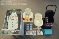a lunch box with a snowman and other toys at Green World JianPei in Taipei