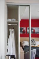 Ein Etagenbett oder Etagenbetten in einem Zimmer der Unterkunft Hotel Le Richemont