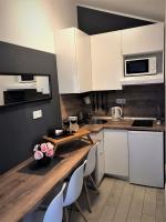 Kuchyňa alebo kuchynka v ubytovaní Apartments Jaki