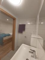 A bathroom at Laudach INN