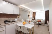 Kuchyň nebo kuchyňský kout v ubytování Sherry Suites Karaköy