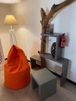 A seating area at Vittorio 21
