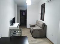 Televízia a/alebo spoločenská miestnosť v ubytovaní Apartamentos Buena Vista 1