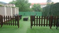 Vonkajšia záhrada v ubytovaní Apartamentos Palacio Azcárate Calle Calvario