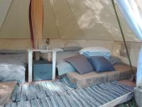 A bed or beds in a room at Rifugio Manfre Bivouac Tent