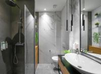 Kúpeľňa v ubytovaní Olvios Luxury Suites