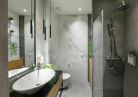 Kúpeľňa v ubytovaní Olvios Luxury Suites