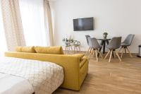 TV a/nebo společenská místnost v ubytování Apartmány Speicher