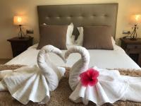 Posteľ alebo postele v izbe v ubytovaní Apartamento de lujo en puerto Santiago 1