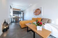 Posezení v ubytování Hidesign Athens Acropolis Panorama Suite