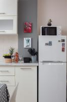 Kuchyňa alebo kuchynka v ubytovaní Sea view Ela Apartments