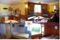 a collage of pictures of a living room and a kitchen at Le Clos Du Berger in Le Sauze