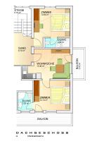 Plan piętra w obiekcie Landhaus Grüner