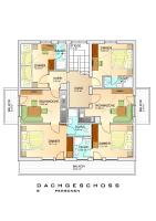 Plan piętra w obiekcie Landhaus Grüner