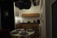 Kuchyň nebo kuchyňský kout v ubytování Apartament Berg
